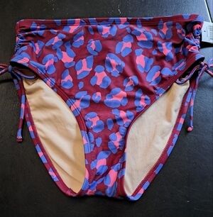 NWT Aqua Couture High Waist Bikini Bottoms   Size S